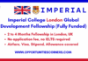 Imperial College London Global Development Fellowship