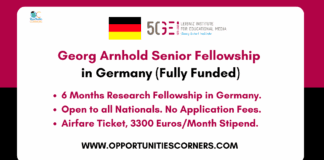 Georg Arnhold Senior Fellowship 2027
