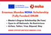 Erasmus Mundus NOHA Scholarship