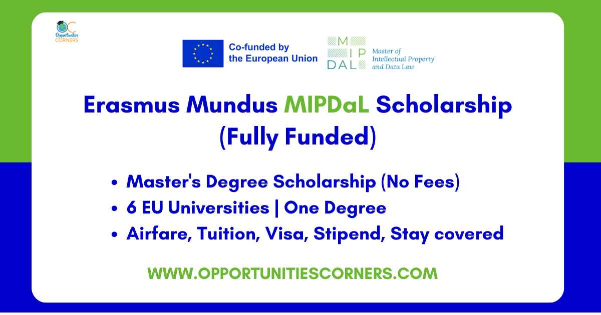 Erasmus Mundus MIPDaL Scholarship 2026/28 (Fully Funded) Erasmus Mundus MIPDaL Scholarship