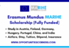 Erasmus MARIHE Scholarship