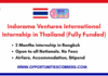 Indorama Ventures International Internship 2026 in Thailand