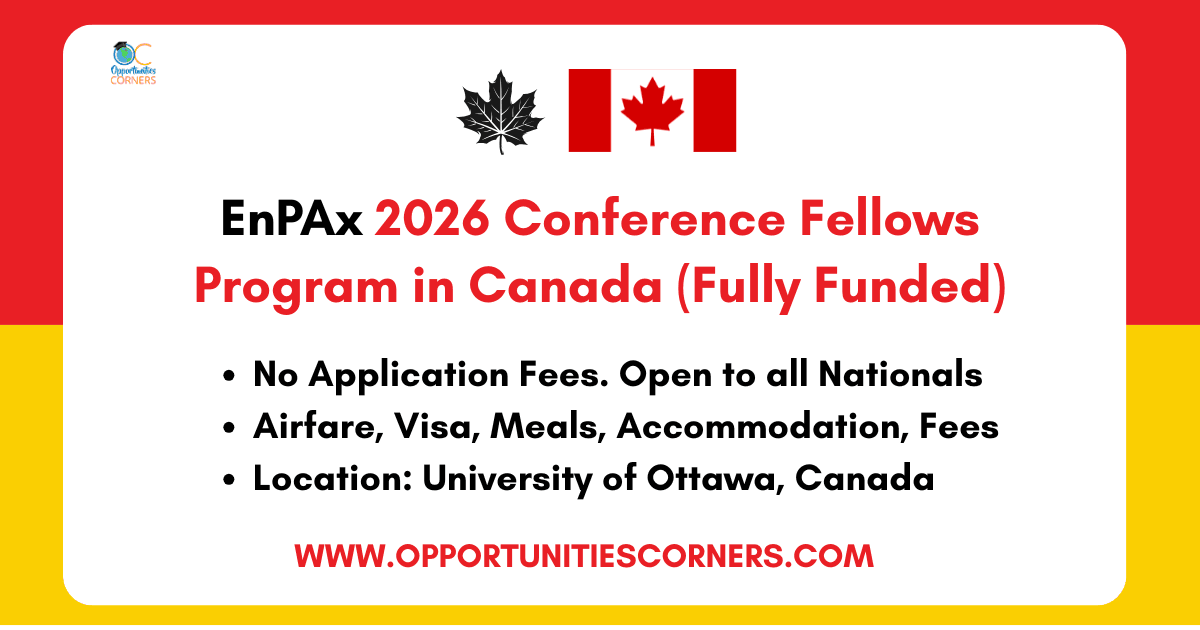 EnPAx 2026 Conference Fellows Program in Canada (Fully Funded)
