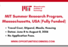 MIT Summer Research Program 2026