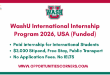 WashU International Internship Program