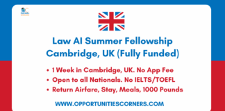 Law AI Summer Fellowship 2026