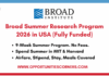 Broad Summer Research Program