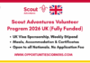 Scout Adventures Volunteer Program 2026