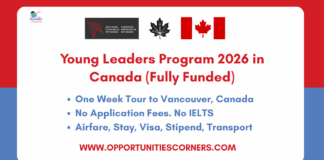 Young Leaders Program 2026 in Canada