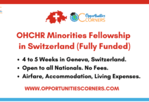 OHCHR Minorities Fellowship 2026