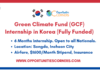 Green Climate Fund (GCF) Internship
