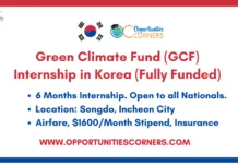Green Climate Fund (GCF) Internship