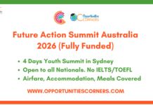 Future Action Summit Australia 2026 (Fully Funded) Future Action Summit Australia 2026
