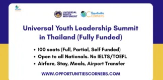 Universal Youth Leadership Summit in Thailand