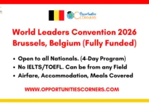 World Leaders Convention 2026 in Belgium