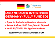 MPIA Summer Internship