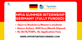 MPIA Summer Internship