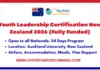 Youth Leadership Certification New Zealand 2026