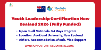 Youth Leadership Certification New Zealand 2026