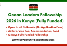 Ocean Leaders Fellowship 2026