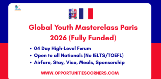 Global Youth Masterclass Paris 2026