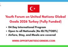 Youth Forum on United Nations Global Goals 2026