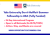 Yale University Dorrit Hoffleit Summer Fellowship