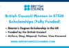 British Council Women in STEM Scholarships