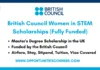 British Council Women in STEM Scholarships