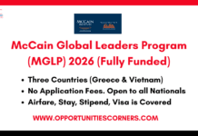 McCain Global Leaders Program