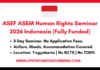 ASEF ASEM Human Rights Seminar 2026