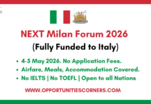NEXT Milan Forum 2026