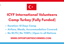ICYF Young Climate Volunteers Camp 2026