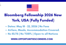 Bloomberg Fellowship 2026