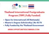 Thailand International Postgraduate Program (TIPP)