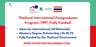 Thailand International Postgraduate Program (TIPP)