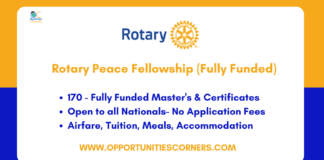 Rotary Peace Fellowship 2027/28