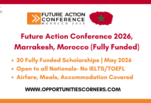 Future Action Conference 2026 Morocco 🇲🇦 (Fully Funded) Future Action Conference 2026 Morocco