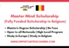 Belgium Master Mind Scholarship 2026/27