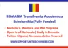 Transilvania Academica Scholarship 2026