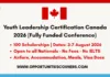 Youth Leadership Certification Canada 2026