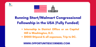 Running Start/Walmart Congressional Fellowship