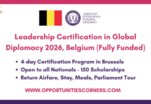 Leadership Certification in Global Diplomacy 2026