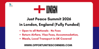 Just Peace Summit 2026 in London