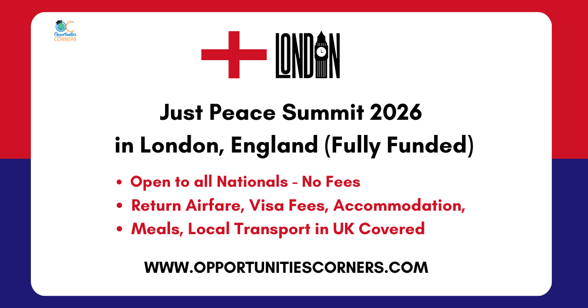 Just Peace Summit 2026 in London