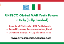 UNESCO 3rd Global MAB Youth Forum 2026