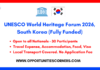 UNESCO World Heritage Forum 2026