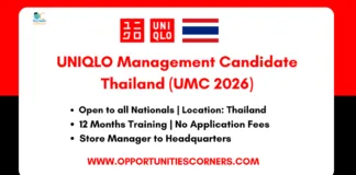 UNIQLO Management Candidate 2026