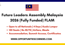 Future Leaders Assembly Malaysia 2026 (Fully Funded) FLAM Future Leaders Assembly Malaysia 2026
