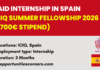 ICIQ Summer Fellowship 2026 in Spain (2700€ Stipend) ICIQ Summer Fellowship 2026